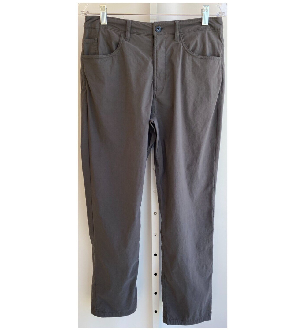 THE NORTH FACE Men 30X30 30 Short Twill Asphalt Gray Nylon Sprag 5 Pocket Pants
